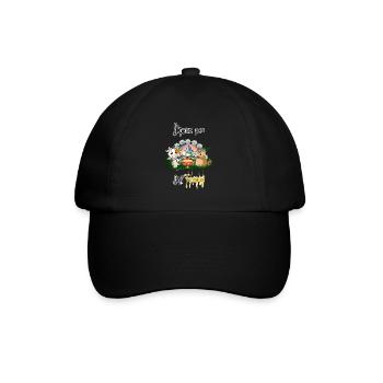Vache et marmotte, j'peux pas j'ai fondue - Casquette classique - noir/noir - Devant