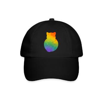 Pride Kitty - Baseball Cap - black/black - Front