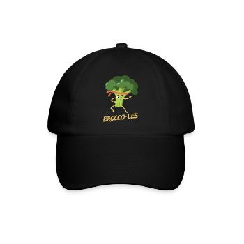 Brocco-Lee - gesunder Kampfsport - Baseballkappe - Schwarz/Schwarz - Vorne