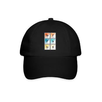 | du bonheur Tableau périodique des éléments - Casquette classique - noir/noir - Devant