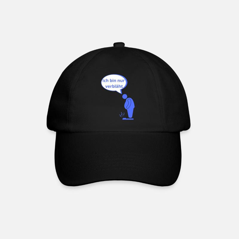 verbläht - Baseballkappe - Schwarz/Schwarz