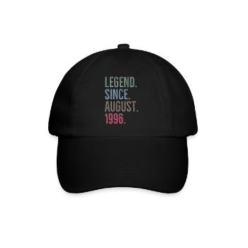 Legend Since August 1996 - Baseball Cap - black/black - Front