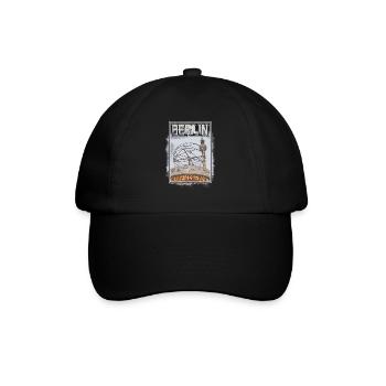 Berlin Allemagne Ville Skyline Accueil Amour - Casquette classique - noir/noir - Devant