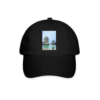 Design von la rochelle - Baseballkappe - Schwarz/Schwarz - Vorne