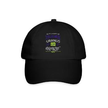 funny quote astronomy stuff night sky quote - Baseball Cap - black/black - Front