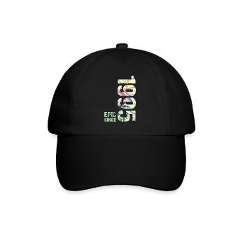 Epic Since 1995 Jahr Jubiläum - Baseballkappe - Schwarz/Schwarz - Vorne