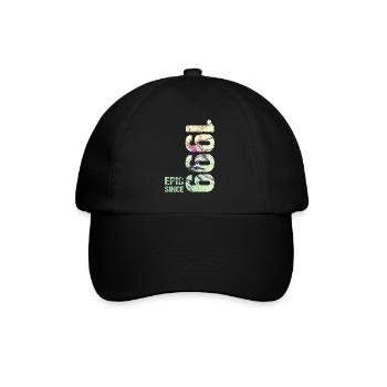 Epic Since 1999 Jahr Jubiläum - Baseballkappe - Schwarz/Schwarz - Vorne