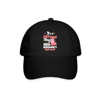 Zodiac Sign Astrology Star Moon - Baseball Cap - black/black - Front