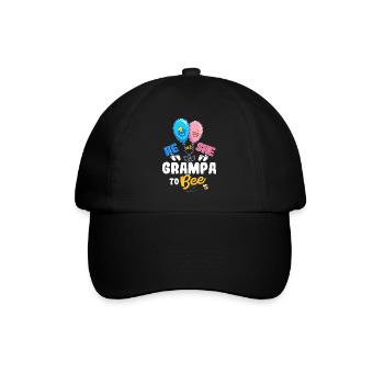 He or She Grampa To Bee Best Grandpa Ever - Baseball Cap - black/black - Front