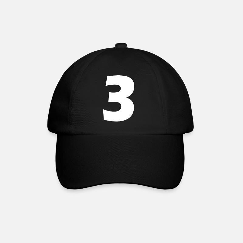 3 - Casquette classique - noir/noir