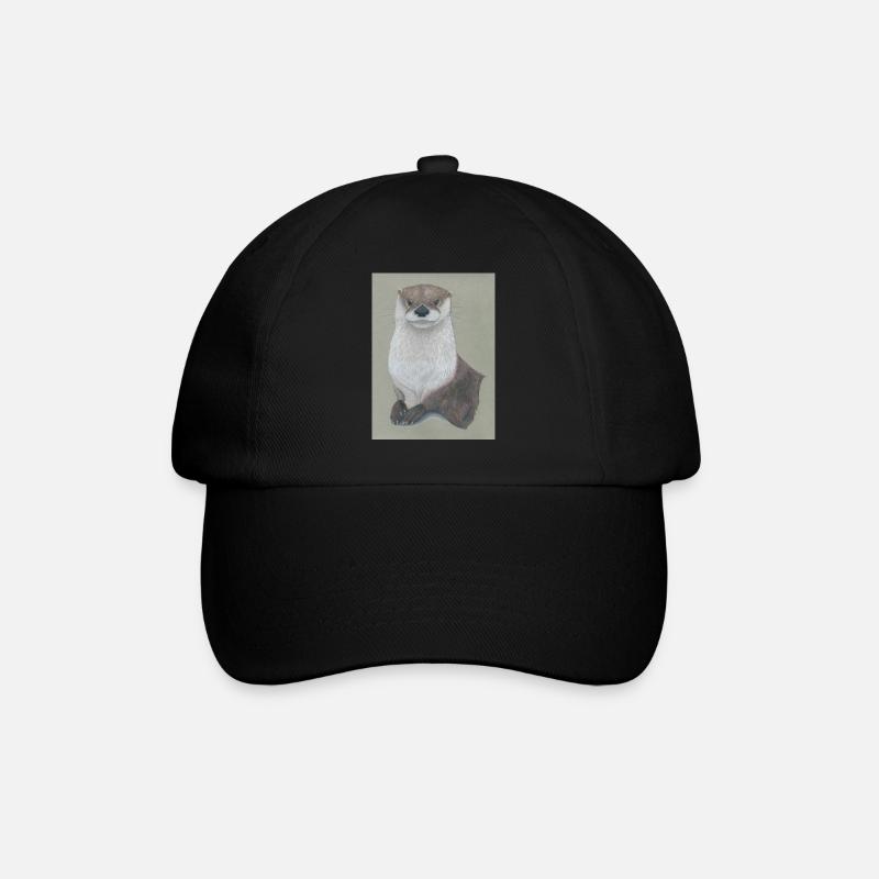 230324 Otter 3 - Baseballkappe - Schwarz/Schwarz