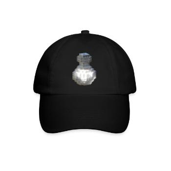 Flacon en cristal blanc avec potion blanche fluorescente - Casquette classique - noir/noir - Devant