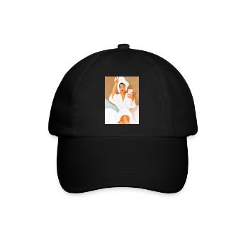 Bad Frauen Frieden - Baseballkappe - Schwarz/Schwarz - Vorne