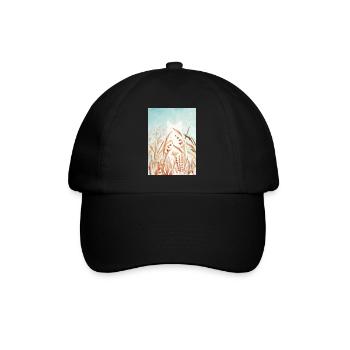 Où est le chat ? - Casquette classique - noir/noir - Devant