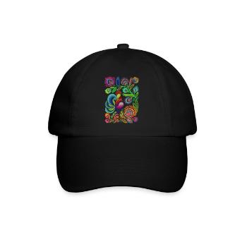 Sweden Sweden Sweden Nordic countries scandinavia travel art art - Baseball Cap - black/black - Front