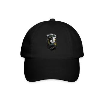 Vélociraptor - Casquette classique - noir/noir - Devant