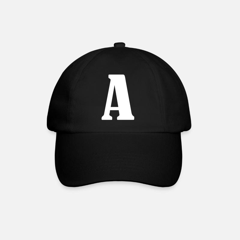 A - Baseballkappe - Schwarz/Schwarz