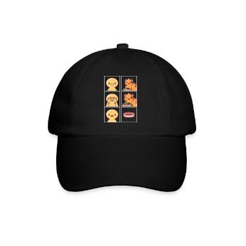 Les cochons d’Inde mangent vite Design pour les fans - Casquette classique - noir/noir - Devant