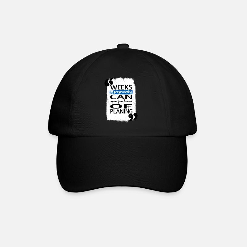 fun fathersday computer language awesome computers - Baseballkappe - Schwarz/Schwarz