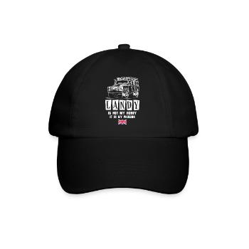 Landy is not my hobby It is my passion - Baseball Cap - black/black - Front
