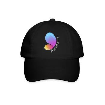Free Through Love Gradient Butterfly - Baseball Cap - black/black - Front