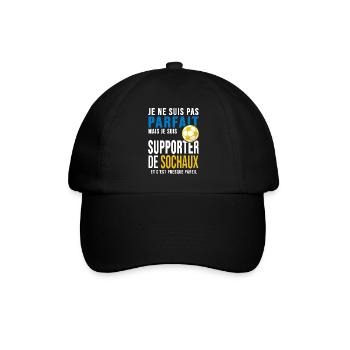 football Sochaux supporter foot club sochaux - Casquette classique - noir/noir - Devant