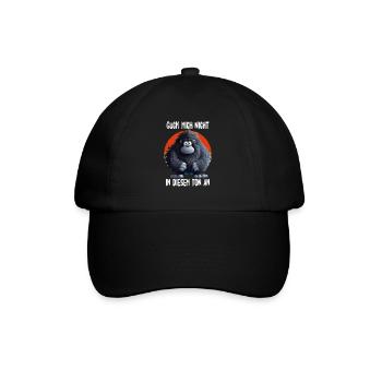 Ne me regarde pas dans ce ton Gorille - Casquette classique - noir/noir - Devant