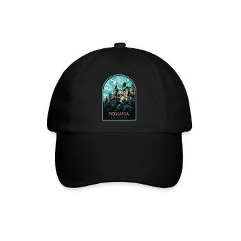 Explorez le mystère du château de Bran - Casquette classique - noir/noir - Devant