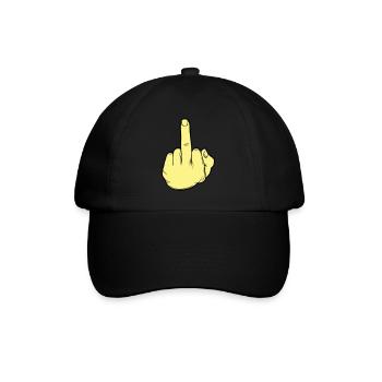 Main du Majeur 02 - Casquette classique - noir/noir - Devant