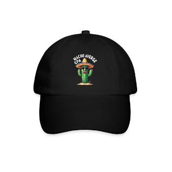 Nicht nur ein gewöhnlicher Steuerberater, Kaktus - Baseballkappe - Schwarz/Schwarz - Vorne