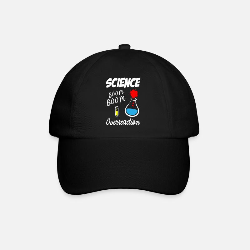 Science Overreaction - Baseballkappe - Schwarz/Schwarz