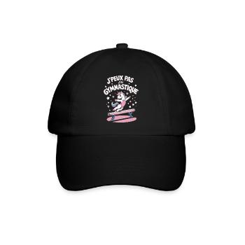 J'peux pas j'ai Gymnastique - Casquette classique - noir/noir - Devant