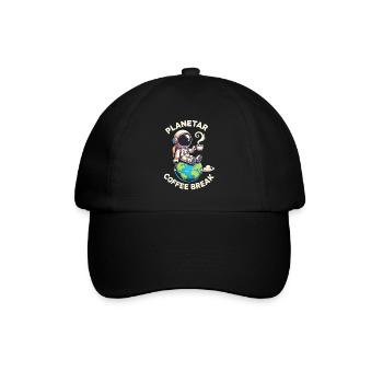 Pause-café planétaire - Casquette classique - noir/noir - Devant