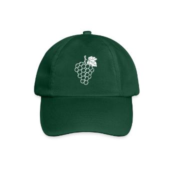 Weintrauben Design – Fruchtig & Stilvoll - Baseballkappe - Flaschengrün - Vorne