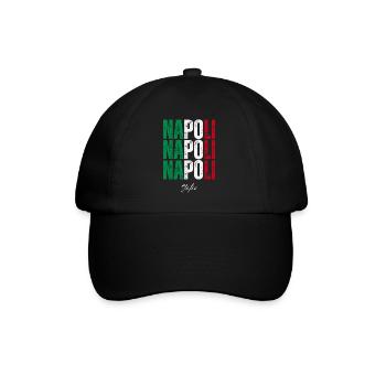 Naples Italie, souvenir de Naples - Casquette classique - noir/noir - Devant