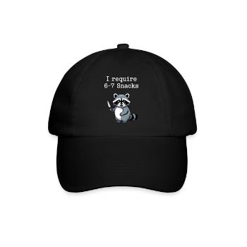6-7 Refroidisseur de mèmes Internet 6 7 Raton laveur - Casquette classique - noir/noir - Devant