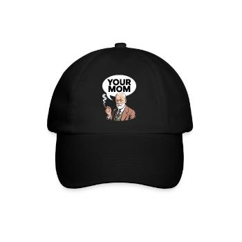 Your Mom - Funny Sigmund Freud T-Shirt - Baseball Cap - black/black - Front