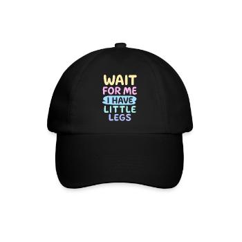 Cute Saying Humor Meme Funny Gift Idea - Baseball Cap - black/black - Front