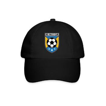 Big Balls Club Football Badge - Baseball Cap - black/black - Front