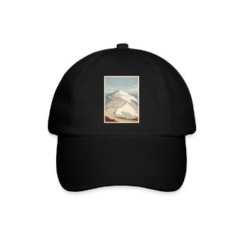 Ventoux Summit Road — Cycling Memory - Baseball Cap - black/black - Front