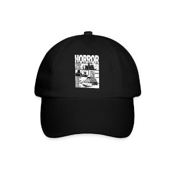 Les films d’horreur avant les responsabilités - Casquette classique - noir/noir - Devant