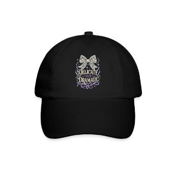 Delicate But Dramatic Bow - Baseball Cap - black/black - Front