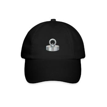 Pêche aux Aimants - Aimant | Magnet Fishing - Casquette classique - noir/noir - Devant