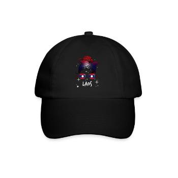 Laos - Casquette classique - noir/noir - Devant