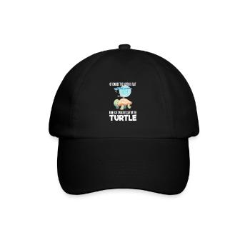 Flache Erde Flat Earth Of Course The Earth Is Flat - Baseball Cap - black/black - Front
