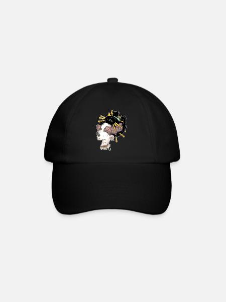 Namakubi et champignons - Casquette classique - noir/noir