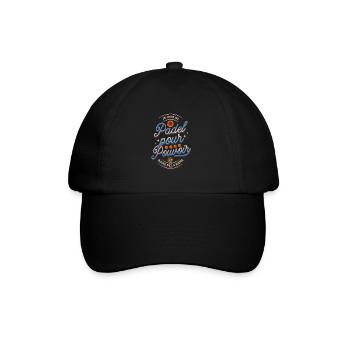 Je joue au padel pour pouvoir boire de la bière - Casquette classique - noir/noir - Devant