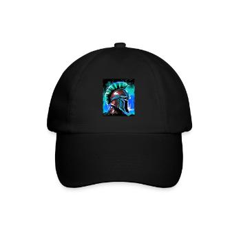 Spartan Warrior Sparta Helmet - Baseball Cap - black/black - Front