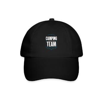 Camping Crew - Baseball Cap - black/black - Front