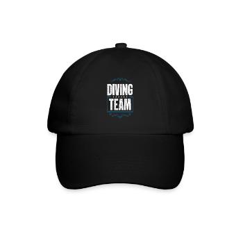 Diving Crew - Baseball Cap - black/black - Front